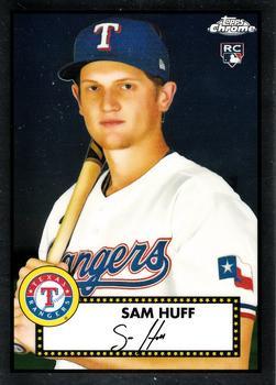 #5 Sam Huff - Texas Rangers - 2021 Topps Chrome Platinum Anniversary Baseball