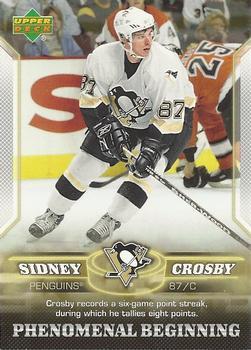 #5 Sidney Crosby - Pittsburgh Penguins - 2005-06 Upper Deck Phenomenal Beginning Hockey