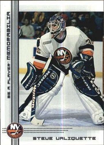 #5 Steve Valiquette - New York Islanders - 2000-01 Be a Player Memorabilia Hockey