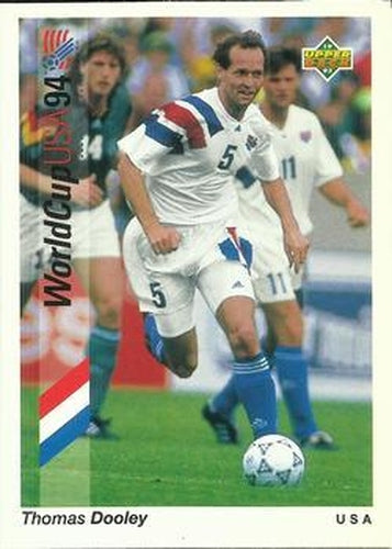 #5 Thomas Dooley - USA - 1993 Upper Deck World Cup Preview English/Spanish Soccer