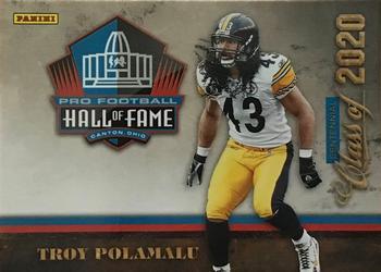 #5 Troy Polamalu - Pittsburgh Steelers - 2020 Panini Pro Football Hall of Fame Football