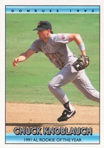 #BC5 Chuck Knoblauch - Minnesota Twins - 1992 Donruss Baseball - Bonus Cards