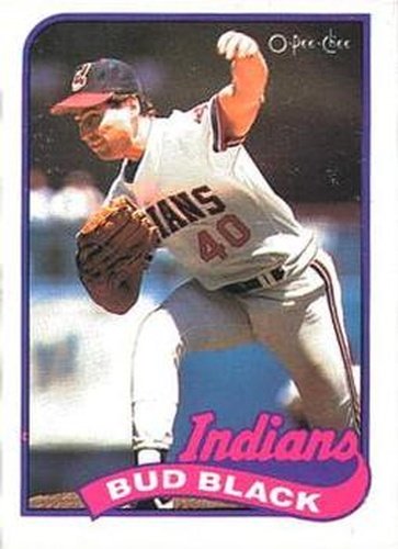 #5 Bud Black - Cleveland Indians - 1989 O-Pee-Chee Baseball
