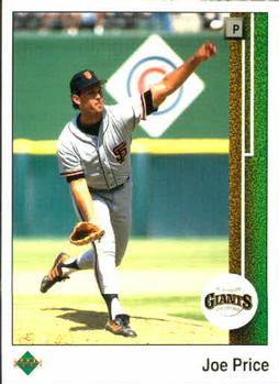 #505 Joe Price - San Francisco Giants - 1989 Upper Deck Baseball
