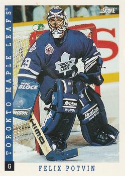 #5 Felix Potvin - Toronto Maple Leafs - 1993-94 Score Canadian Hockey