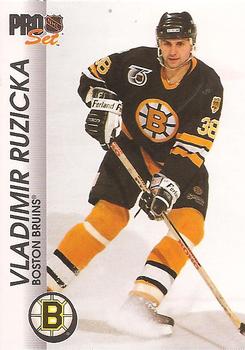 #5 Vladimir Ruzicka - Boston Bruins - 1992-93 Pro Set Hockey