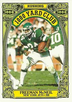 #5 Freeman McNeil - New York Jets - 1986 Topps Football - 1000 Yard Club