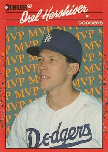 #BC-5 Orel Hershiser - Los Angeles Dodgers - 1990 Donruss Baseball - Bonus MVP's