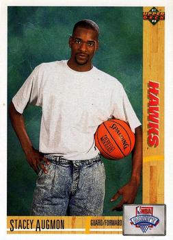 #5 Stacey Augmon - Atlanta Hawks - 1991-92 Upper Deck Basketball