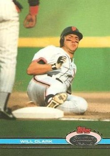 #5 Will Clark - San Francisco Giants - 1991 Stadium Club Baseball