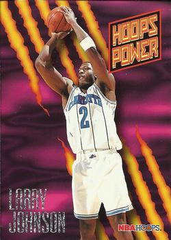 #PR-5 Larry Johnson - Charlotte Hornets - 1994-95 Hoops Basketball - Power Ratings