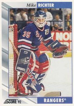 #5 Mike Richter - New York Rangers - 1992-93 Score USA Hockey