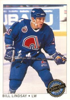 #5 Bill Lindsay - Quebec Nordiques - 1992-93 O-Pee-Chee Premier Hockey