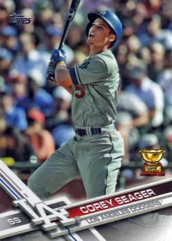 #5a Corey Seager - Los Angeles Dodgers - 2017 Topps Baseball