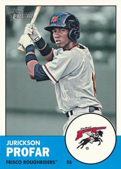 #5a Jurickson Profar - Frisco Roughriders - 2012 Topps Heritage Minor League Baseball