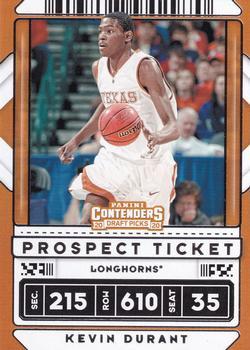 #5b Kevin Durant - Texas Longhorns - 2020 Panini Contenders Draft Picks Basketball