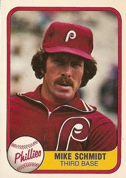 #5b Mike Schmidt - Philadelphia Phillies - 1981 Fleer Baseball