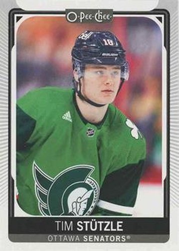 #5b Tim Stutzle - Special Jersey - Ottawa Senators - 2021-22 O-Pee-Chee Hockey