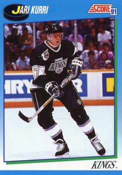 #600 Jari Kurri - Los Angeles Kings - 1991-92 Score Canadian Hockey