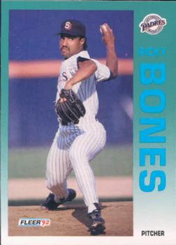 #600 Ricky Bones - San Diego Padres - 1992 Fleer Baseball