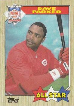 #600 Dave Parker - Cincinnati Reds - 1987 Topps Baseball