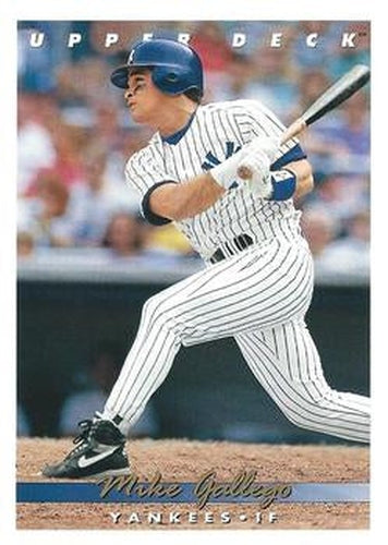 #600 Mike Gallego - New York Yankees - 1993 Upper Deck Baseball