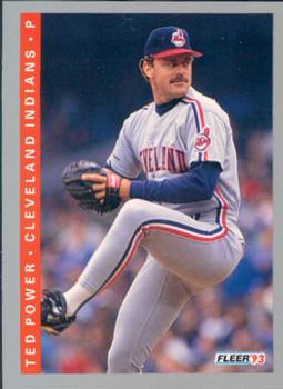 #600 Ted Power - Cleveland Indians - 1993 Fleer Baseball