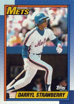 #600 Darryl Strawberry - New York Mets - 1990 Topps Baseball