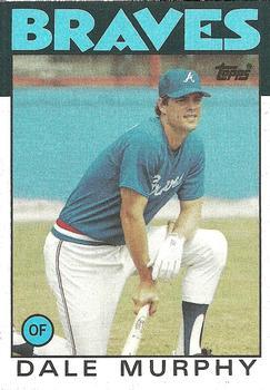 #600 Dale Murphy - Atlanta Braves - 1986 Topps Baseball