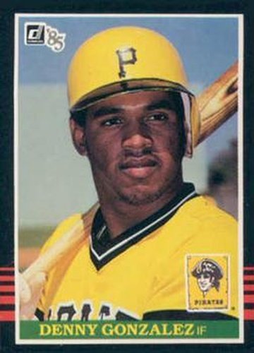 #600 Denny Gonzalez - Pittsburgh Pirates - 1985 Donruss Baseball