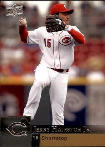 #600 Jerry Hairston Jr. - Cincinnati Reds - 2009 Upper Deck Baseball