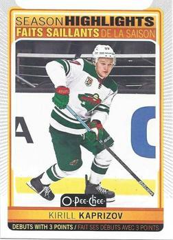 #600 Kirill Kaprizov - Minnesota Wild - 2021-22 O-Pee-Chee Hockey