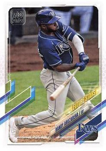 #600 Randy Arozarena - Tampa Bay Rays - 2021 Topps Baseball