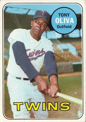 #600 Tony Oliva - Minnesota Twins - 1969 Topps Baseball