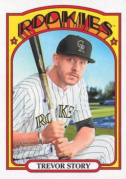 #600 Trevor Story - Colorado Rockies - 2021 Topps Heritage Baseball