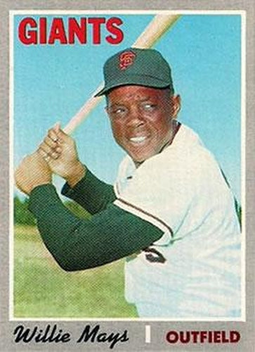 #600 Willie Mays - San Francisco Giants - 1970 Topps Baseball