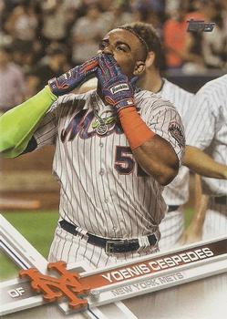 #600b Yoenis Cespedes - New York Mets - 2017 Topps Baseball