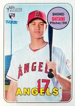 #600d Shohei Ohtani - Los Angeles Angels - 2018 Topps Heritage Baseball