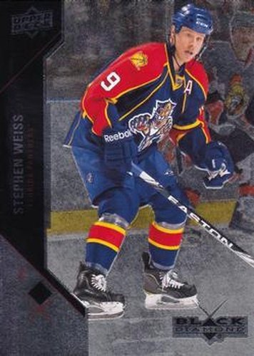 #26 Stephen Weiss - Florida Panthers - 2011-12 Upper Deck Black Diamond Hockey