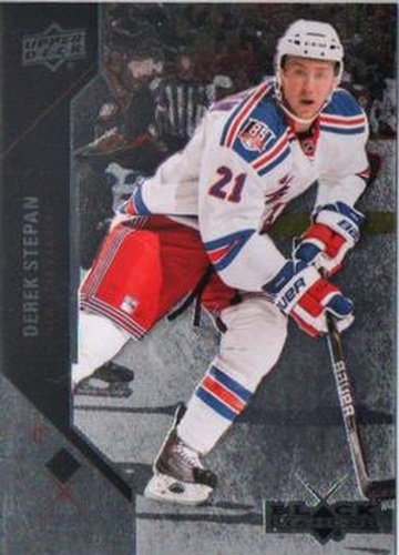 #55 Derek Stepan - New York Rangers - 2011-12 Upper Deck Black Diamond Hockey