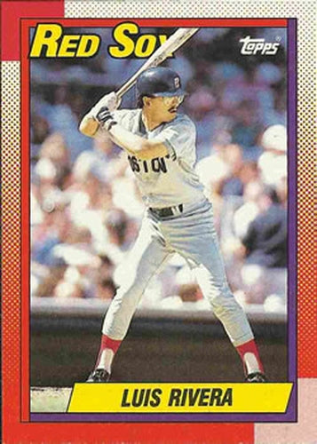 #601 Luis Rivera - Boston Red Sox - 1990 Topps Baseball