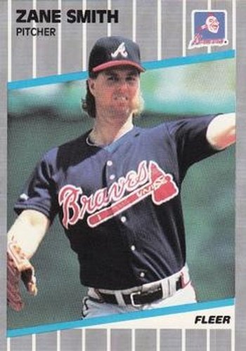 #601 Zane Smith - Atlanta Braves - 1989 Fleer Baseball