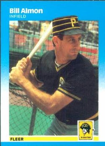 #601 Bill Almon - Pittsburgh Pirates - 1987 Fleer Baseball