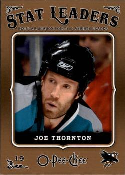 #601 Joe Thornton - San Jose Sharks - 2006-07 O-Pee-Chee Hockey