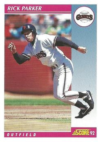 #601 Rick Parker - San Francisco Giants - 1992 Score Baseball