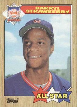 #601 Darryl Strawberry - New York Mets - 1987 Topps Baseball