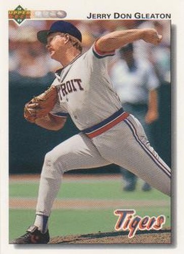 #601 Jerry Don Gleaton - Detroit Tigers - 1992 Upper Deck Baseball