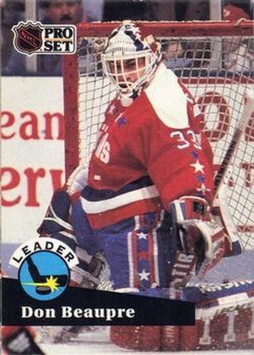 #601 Don Beaupre - 1991-92 Pro Set Hockey