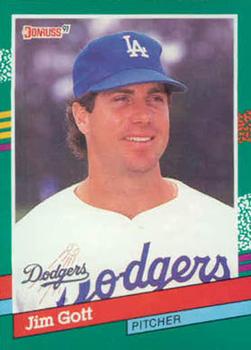 #601 Jim Gott - Los Angeles Dodgers - 1991 Donruss Baseball