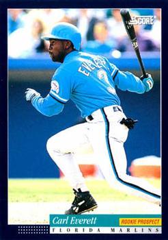 #601 Carl Everett - Florida Marlins -1994 Score Baseball